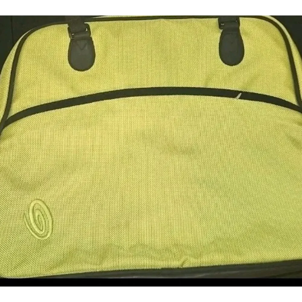 Timbuk2 Marina Computer Padded Laptop Shoulder Bag Tote Green 16x12x4 *read
